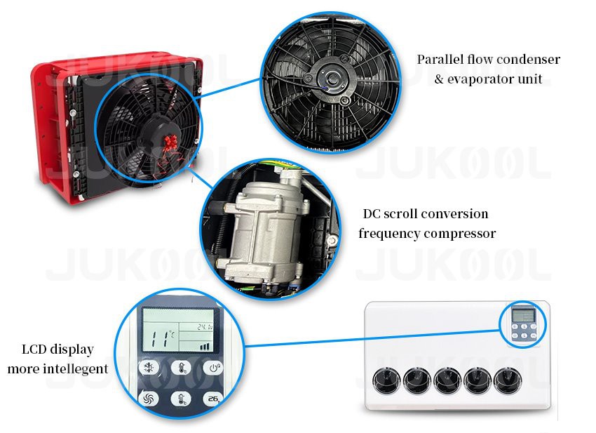 Feature of car truck air conditioner