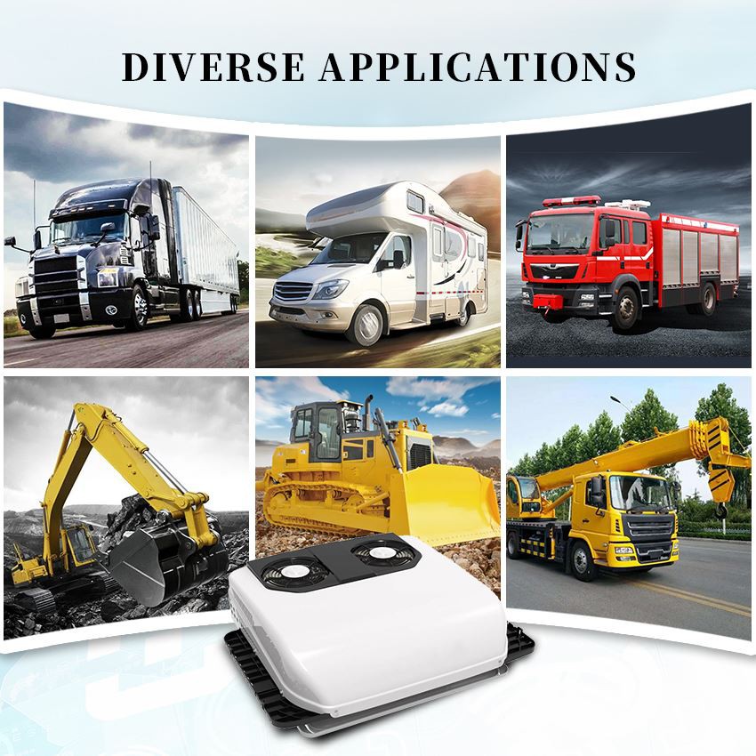 Application of roof top air conditioner for camper Application of roof top air conditioner for camper