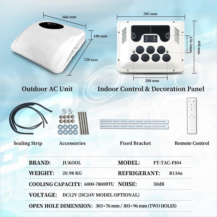 12v Truck Roof Air Conditioner