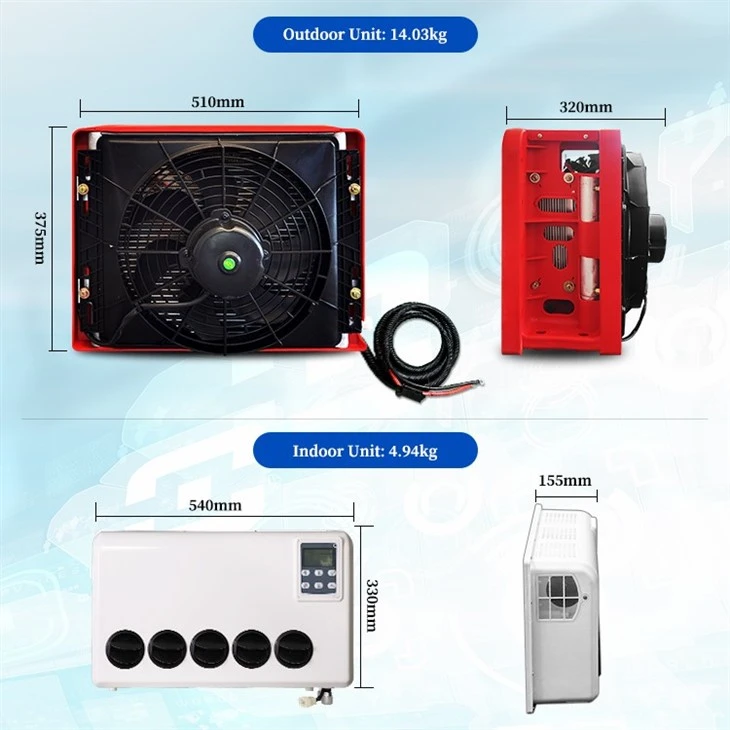 Electric Ac Unit For Semi Truck