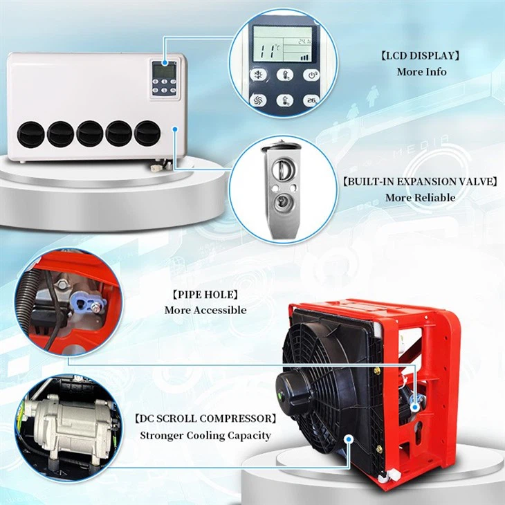 Electric Dc Truck Air Conditioner